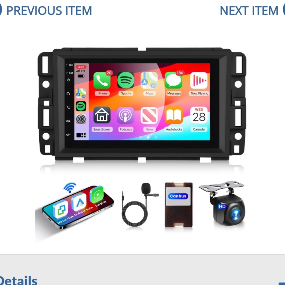 Black Car Audio Video System with GPS